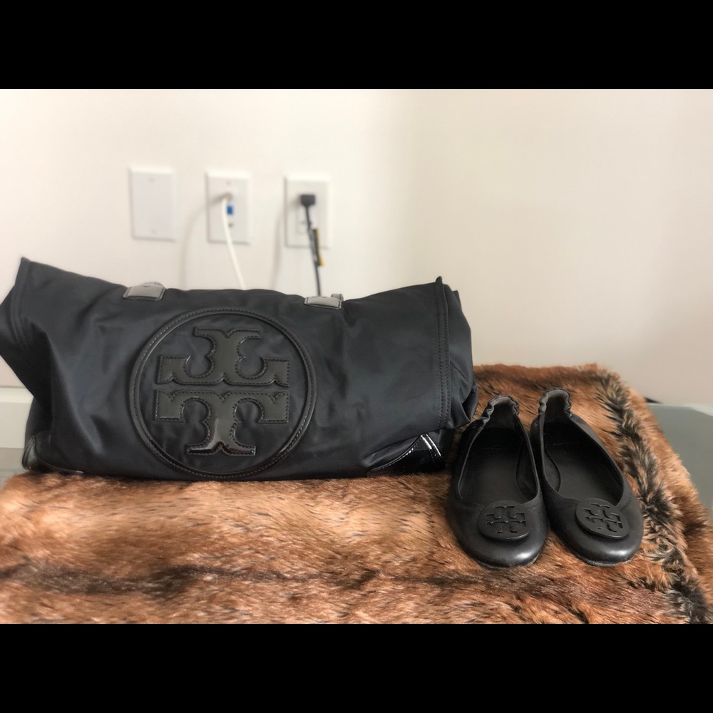 Tory Burch shoes and bag set